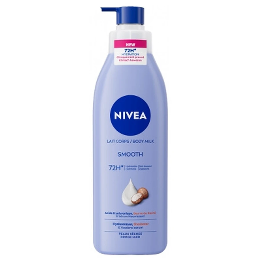 Loción corporal hidratante suave Nivea 72 horas para piel seca, 250 ml