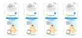Orgakiddy Care Wipes, Pack of 4 x 100 Count