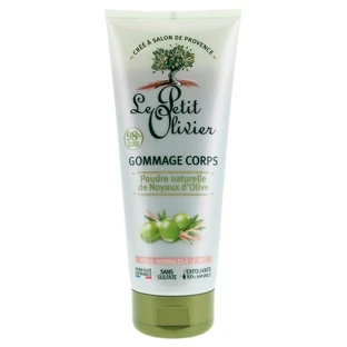 Le Petit Olivier Natuurlijke lichaamsscrub met olijfpitpoeder, 200 ml