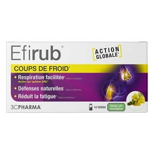 3C Pharma Efirub para resfriados, 10 sobres monodosis