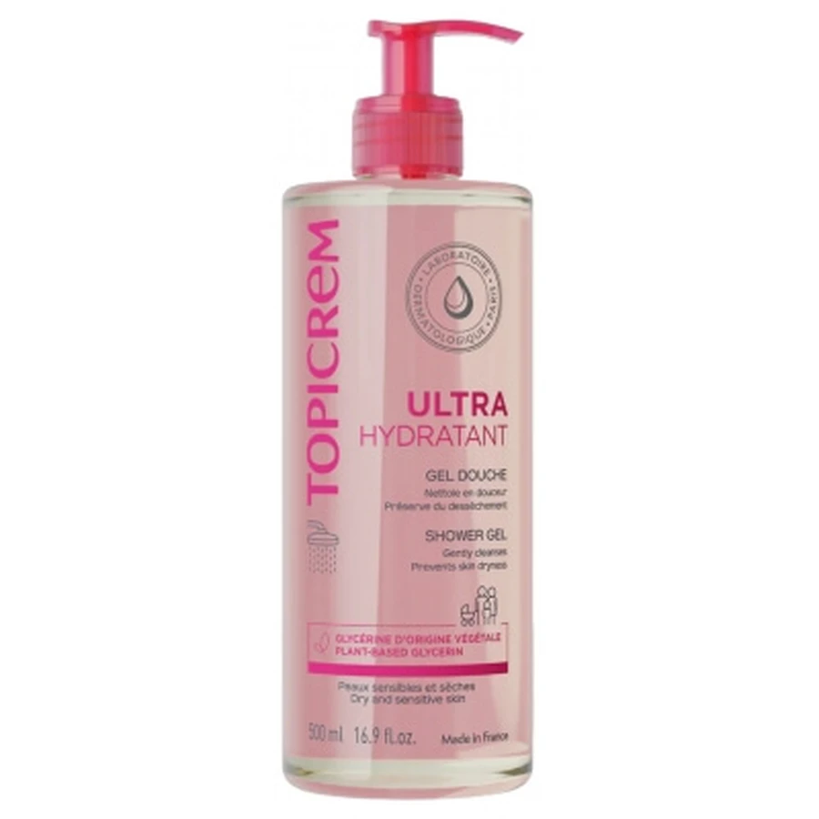 Topicrem Ultra-Moisturizing Gentle Cleansing Shower Gel 500 ml