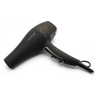 Corioliss Flow Black Gold Leopard Soft Touch Hair Dryer