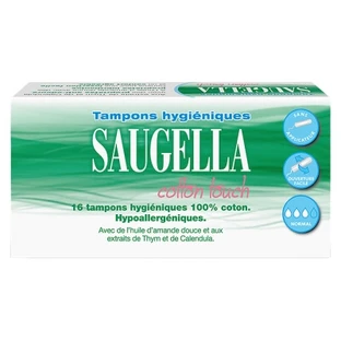 Saugella Cotton Touch 16 Tampons, Regular