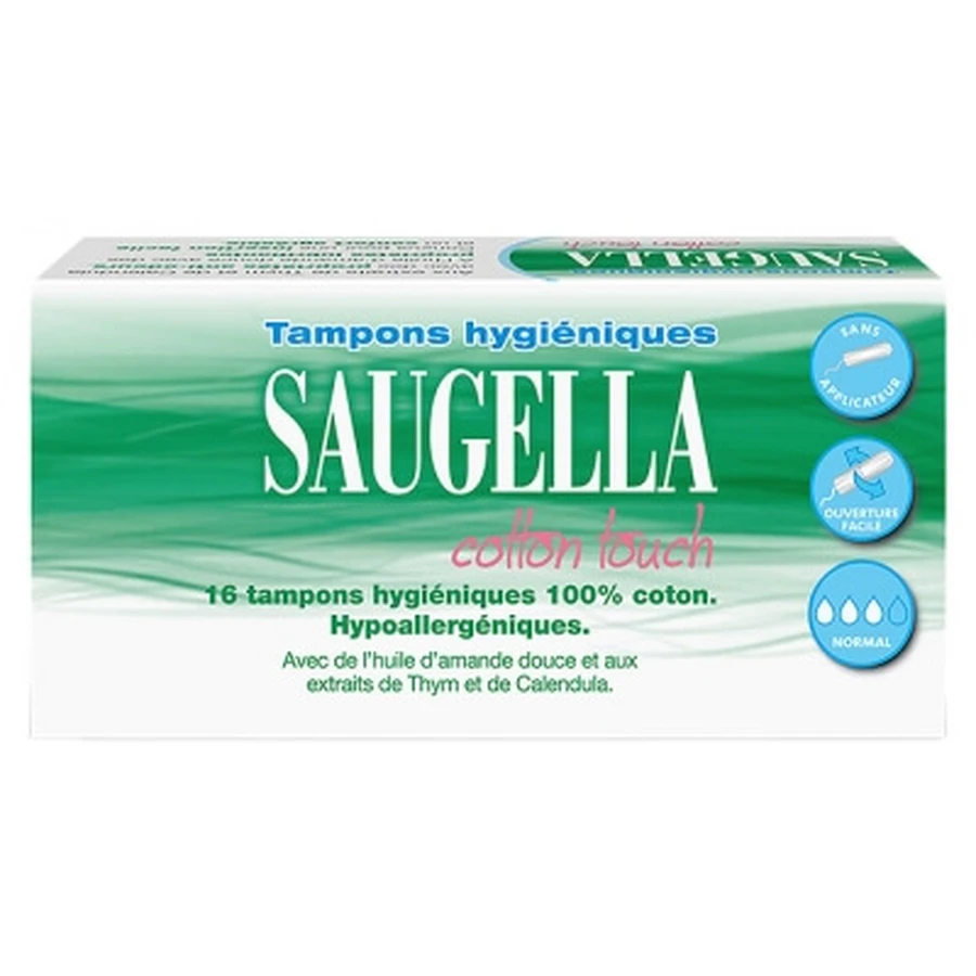 Saugella Cotton Touch 16 Tampons, Regular