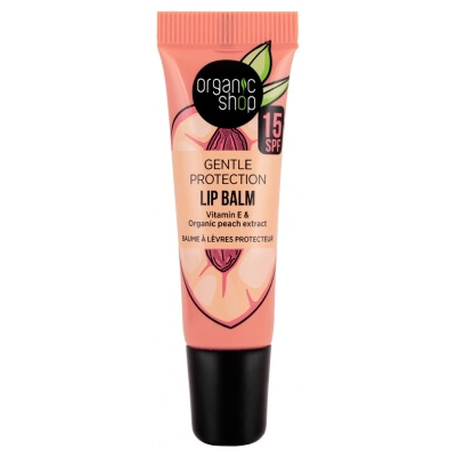 Organic Shop Baume à Lèvres Protecteur Pêche SPF15 10 ml
