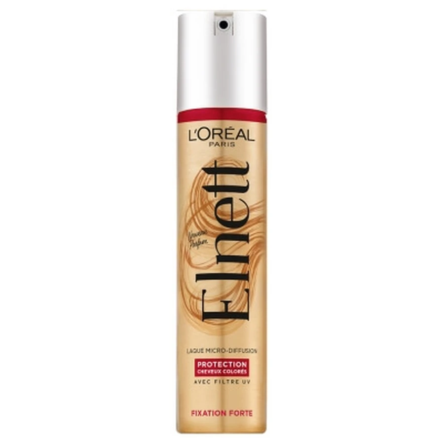 L'Oréal Paris Elnett Strong Hold Hairspray with Protection for Colored Hair, 200 ml