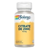 Solaray Citrato de zinc, 60 cápsulas vegetarianas