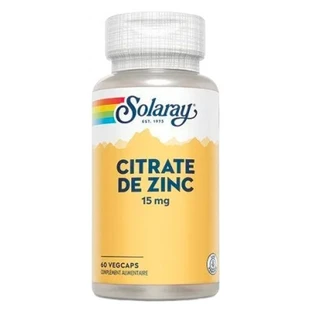 Solaray Zinkcitrat, 60 vegetarische Kapseln