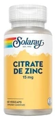 Solaray Zinc Citrate, 60 Vegetarian Capsules