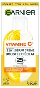 Garnier SkinActive Vitamin C 2-in-1 Radiance-Boosting Cream Serum SPF 25, 50 ml