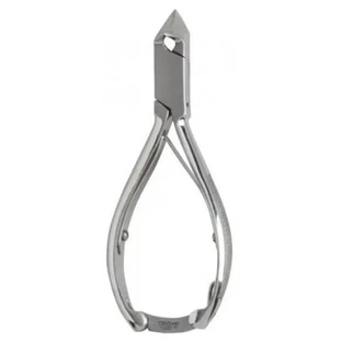 Cortauñas Vitry para pedicura, para uñas resistentes, de doble hoja, de acero inoxidable, 14 cm