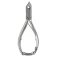 Cortauñas Vitry para pedicura, para uñas resistentes, de doble hoja, de acero inoxidable, 14 cm