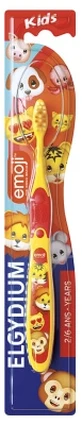 Elgydium Kids Soft Toothbrush for Ages 2–6, Emoji