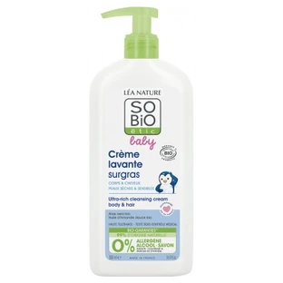 Léa Nature SO BIO étic Baby Bio-Reinigungscreme mit intensiver Feuchtigkeitspflege 500 ml
