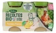 Blédina Organic Harvests: Apples and Pears, for ages 4–6 months, Organic, 2 jars