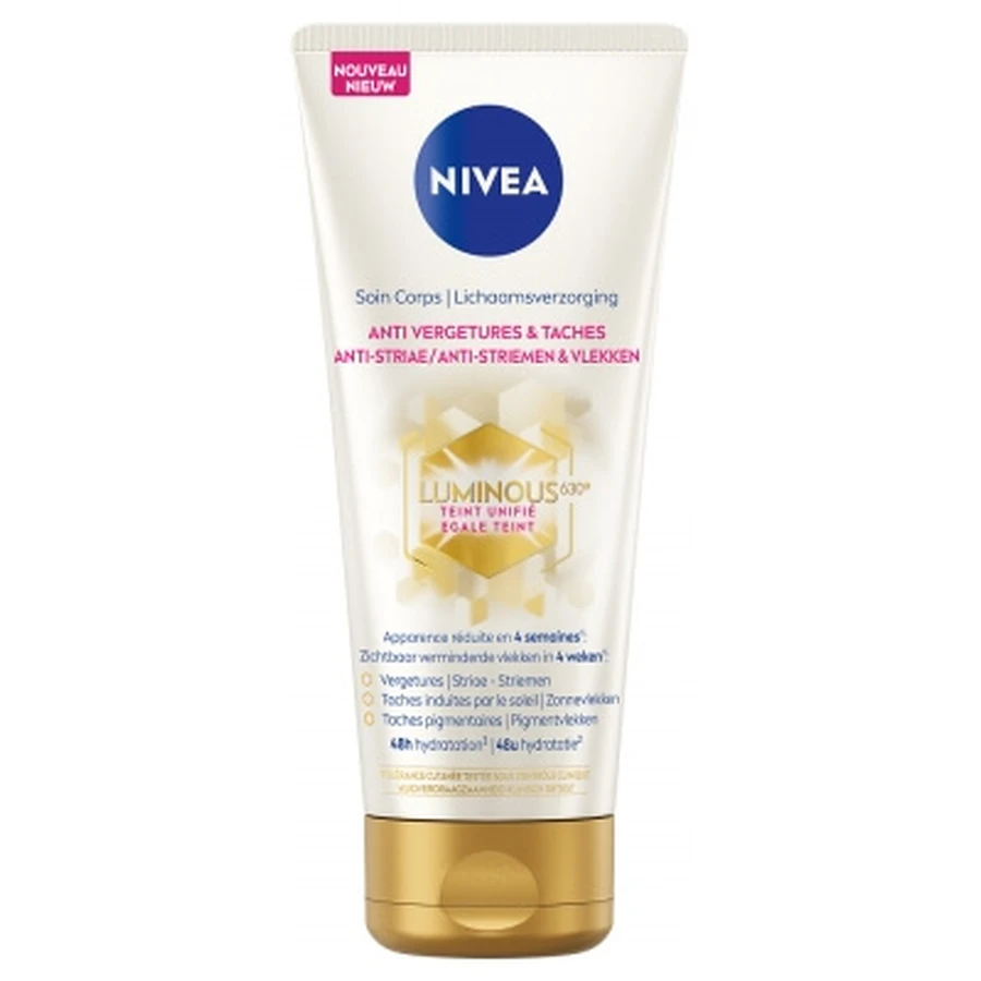 Nivea Cellular Luminous630 Körpercreme gegen Dehnungsstreifen und Pigmentflecken, 200 ml