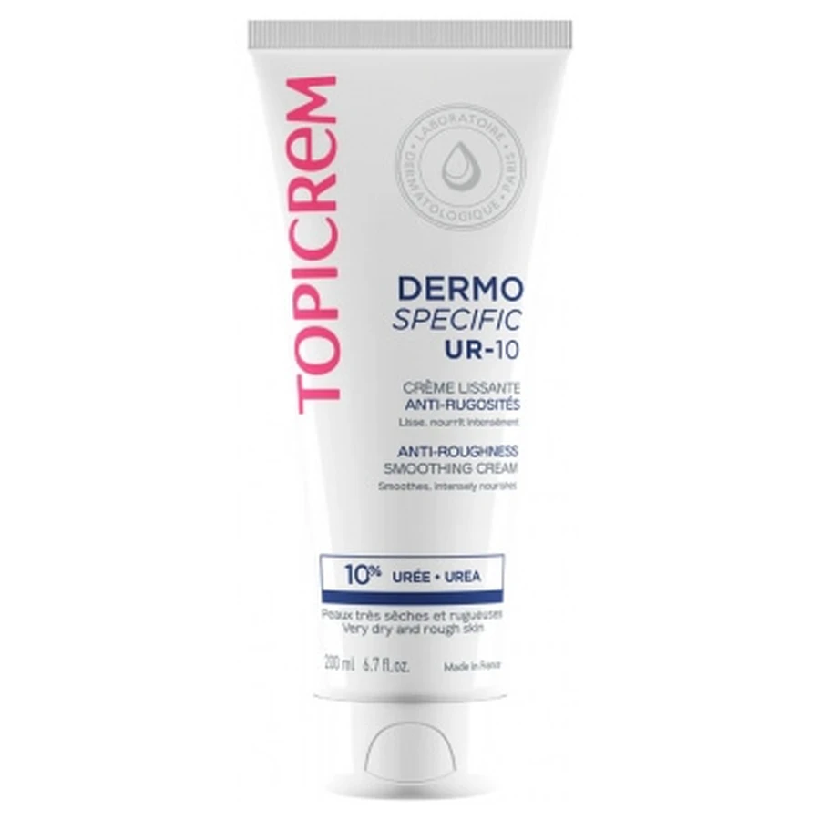 Topicrem DERMO SPECIFIC UR-10 Glättende Creme gegen raue Haut 200 ml