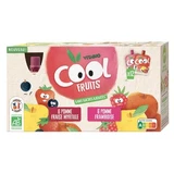 Vitabio Cool Fruits Assorted Flavors: 2 Organic Flavors, 12 Pouches (90 g Each)