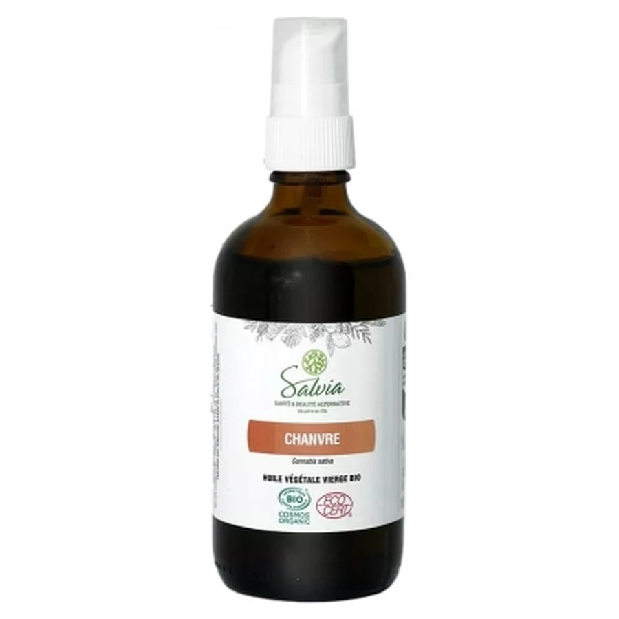 Salvia Nutrition Huile Végétale Vierge Chanvre Bio 100 ml