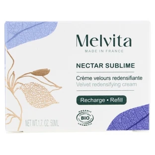Recambio de la crema aterciopelada redensificante orgánica «Nectar Sublime» de Melvita, 50 ml