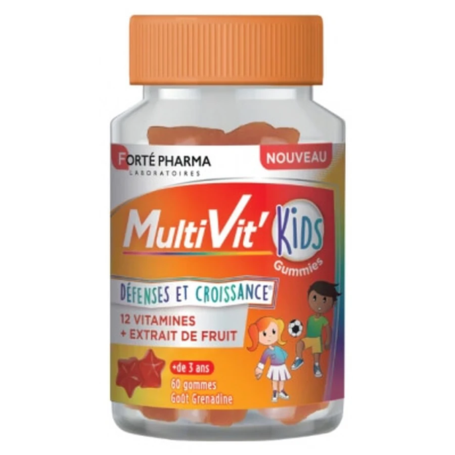 Forté Pharma MultiVit'Kids 60 Gummibärchen