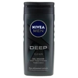 Nivea Men Deep Clean 3-in-1 douchegel voor gezicht, lichaam en haar met kleipoeder, 250 ml