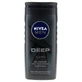 Nivea Men Deep Clean Gel Douche 3en1 Visage Corps et Cheveux Poudre d'Argile 250 ml