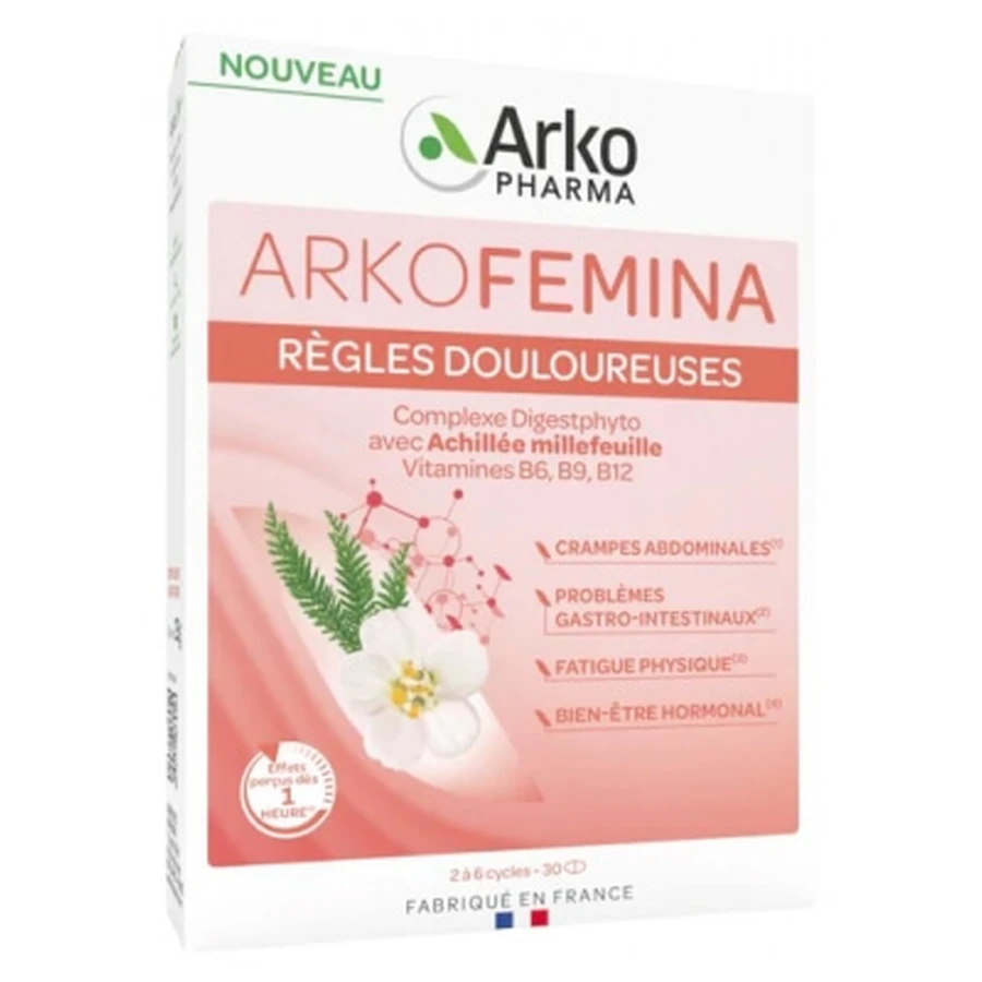 Arkopharma Arko Femina for Painful Periods, 30 Tablets