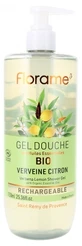 Gel de ducha recargable de verbena de limón ecológico de Florame, 750 ml