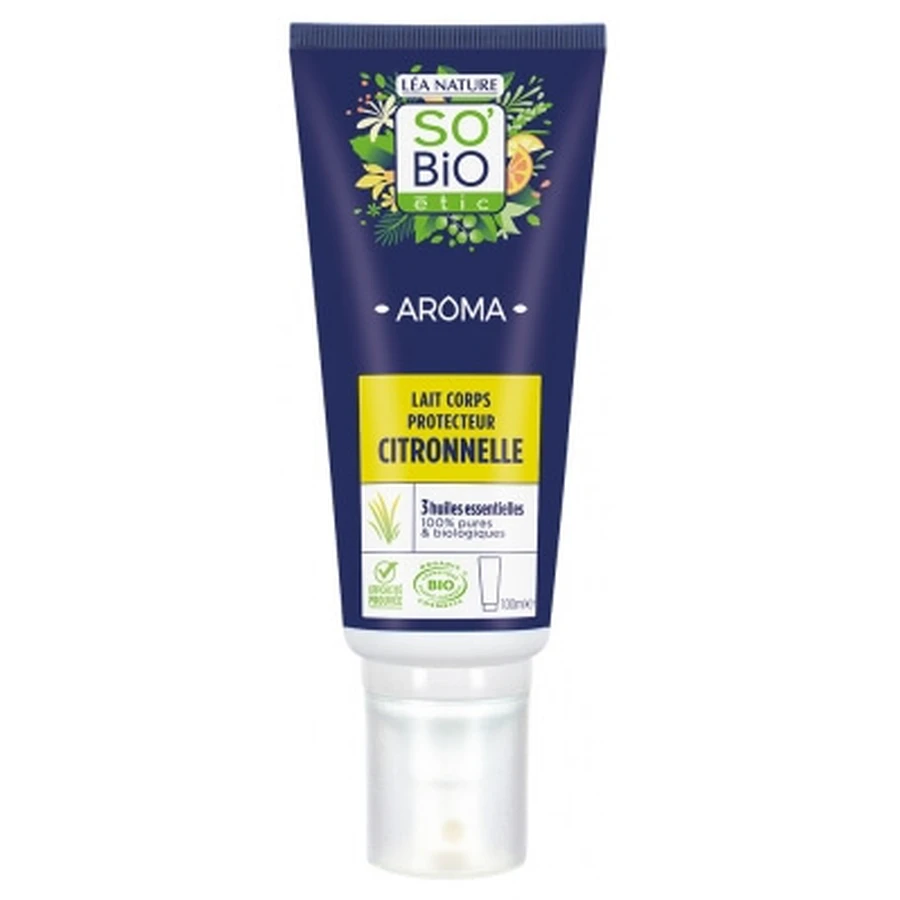 Léa Nature SO BIO étic Aroma Bio-Zitronengras-Körperlotion mit Schutzwirkung 100 ml