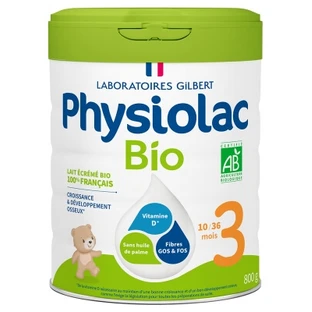 Physiolac Bio 3: 10 maanden tot 3 jaar, 800 g