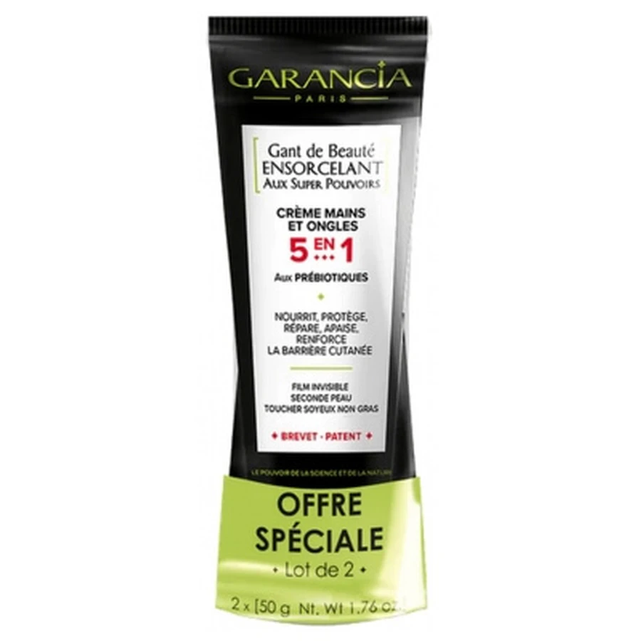 Garancia Enchanting Beauty Glove, crema 5 en 1 para manos y uñas, paquete de 2 (50 g cada una)