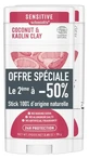 Schmidts Sensitive Natur-Deo-Stick mit Kokosnuss und Kaolin-Tonerde, 2er-Pack (je 75 g)