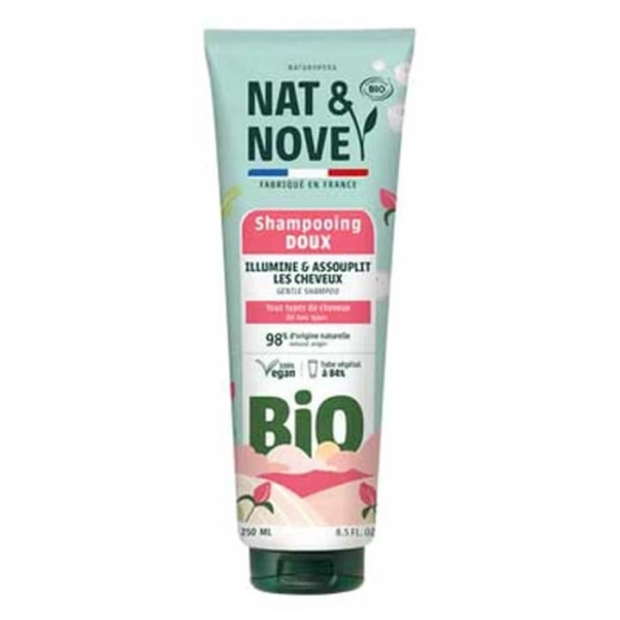 Champú suave ecológico Nat&Nove, 250 ml
