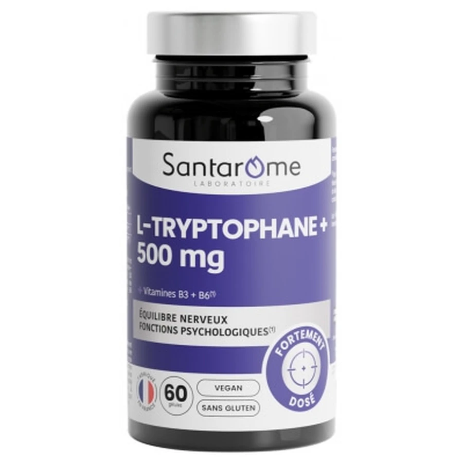 Santarome L-Triptófano+ 500 mg, 60 cápsulas