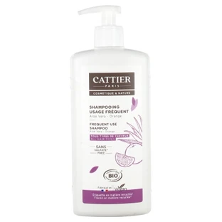 Cattier Frequent-Use Shampoo with Organic Aloe Vera and Orange, 500 ml