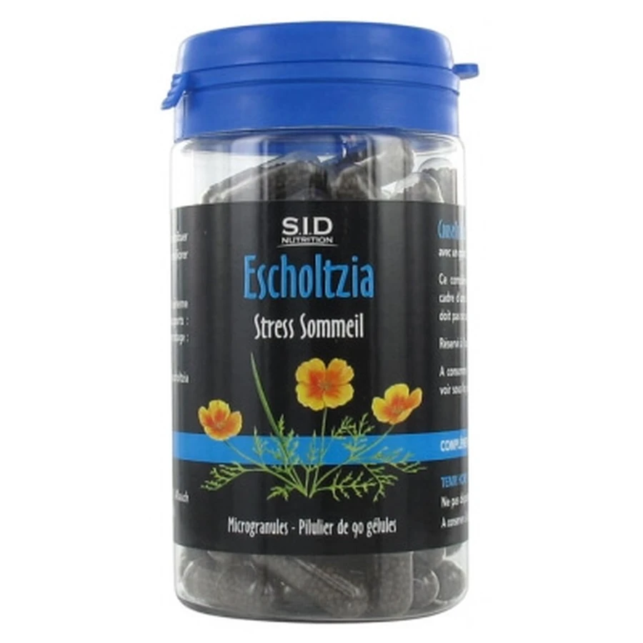 S.I.D Nutrition Stress Sommeil Escholtzia 90 Gélules