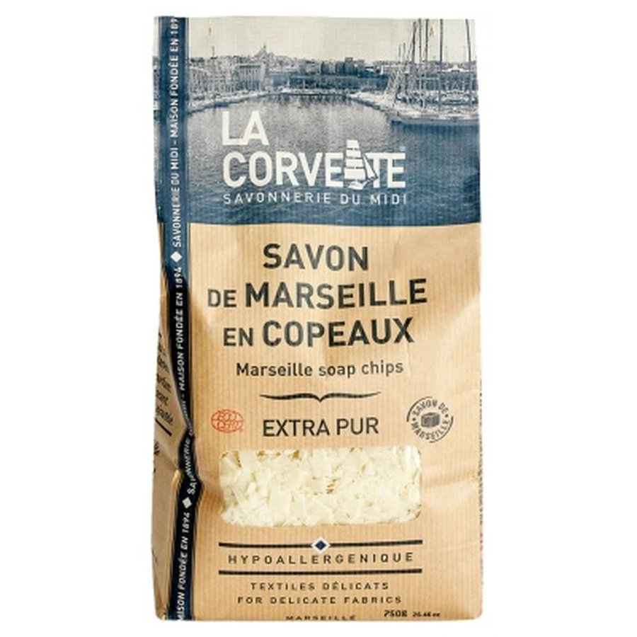 La Corvette Extra Pure Marseille-zeepschilfers, 750 g