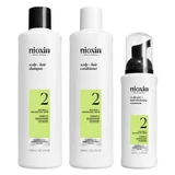 Nioxin Anti-Hair Loss System 2 Kit for Advanced Hair Loss in Natural Hair