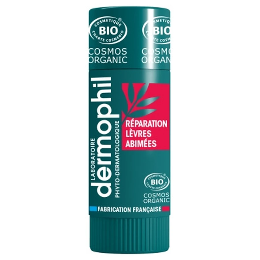 Dermophil Indian Organic Repair Stick for Damaged Lips, 4 g