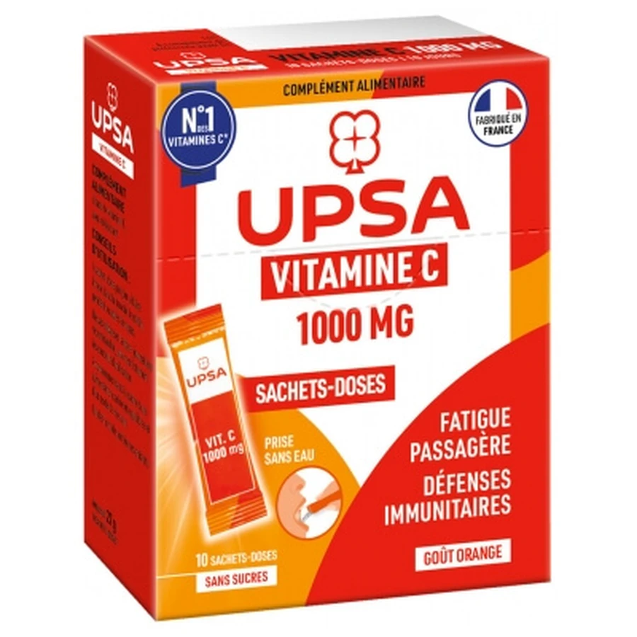 UPSA Vitalité Vitamin C 1000 mg, 10 Sachets
