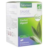 Salvia ecológica Naturland, 75 cápsulas vegetales