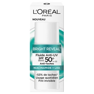 L'Oréal Paris Bright Reveal Anti-UV Niacinamide Fluid tegen donkere vlekken SPF 50+ 50 ml