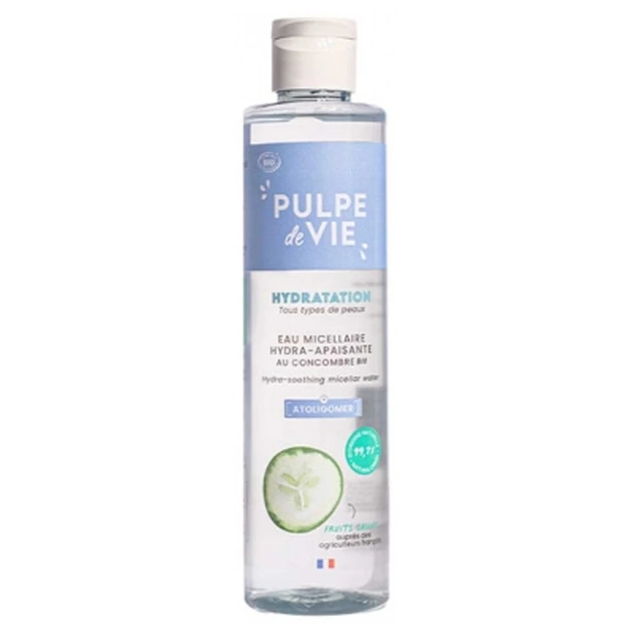 Pulpe de Vie Eau Micellaire Hydra-Apaisante au Concombre Bio 250 ml