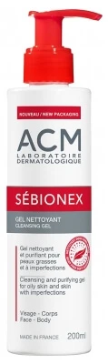 ACM Sébionex Cleansing Gel, 200 ml