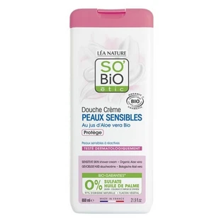 Léa Nature SO BIO étic douchecrème voor de gevoelige huid met biologische aloë vera, 650 ml