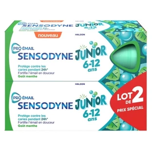 Sensodyne Pro-Enamel Junior Toothpaste, 2-Pack (50 ml each)