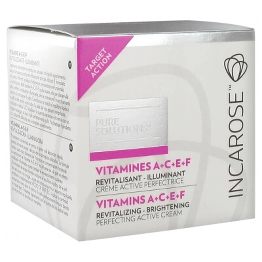 Incarose Pure Solutions Vitamins A, C, E, and F Active Perfecting Cream 50 ml