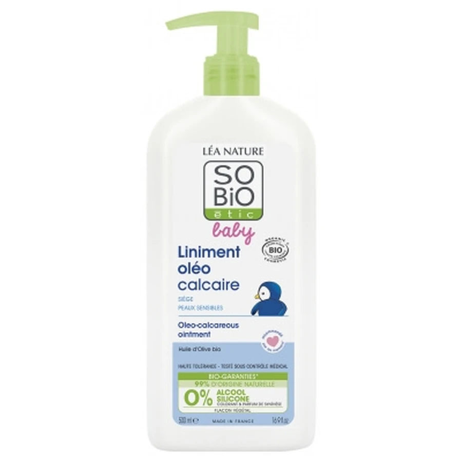 Léa Nature SO BIO étic Baby Liniment Oléo-Calcaire Bio 500 ml