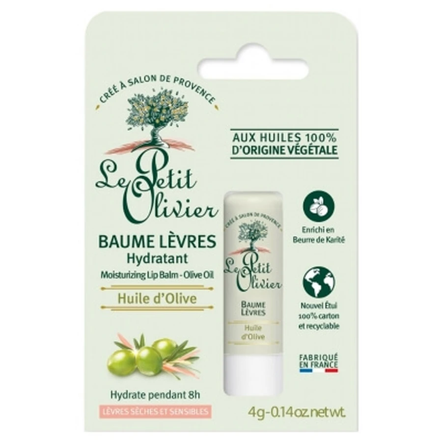 Le Petit Olivier Baume Lèvres Hydratant Huile d'Olive 4 g